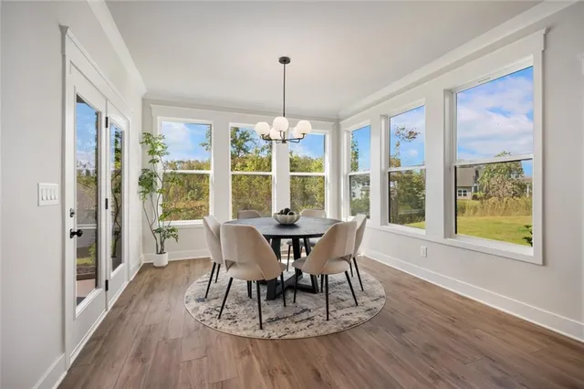 front view of a house with a small yard