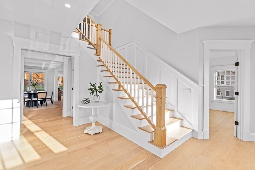 68 Bel Air Road Hingham, MA 02043 - Photo 15 of 36 a view of entryway and hall with wooden floor