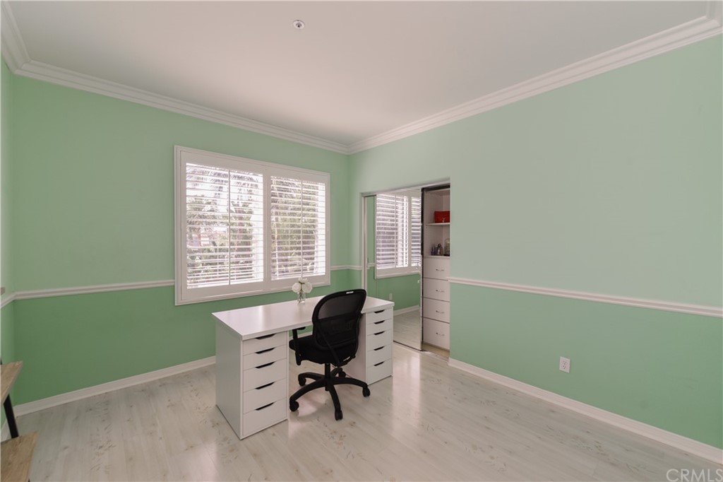 23 Benavente Irvine, CA 92606 - Photo 32 of 44 a view of a workspace with furniture and a window