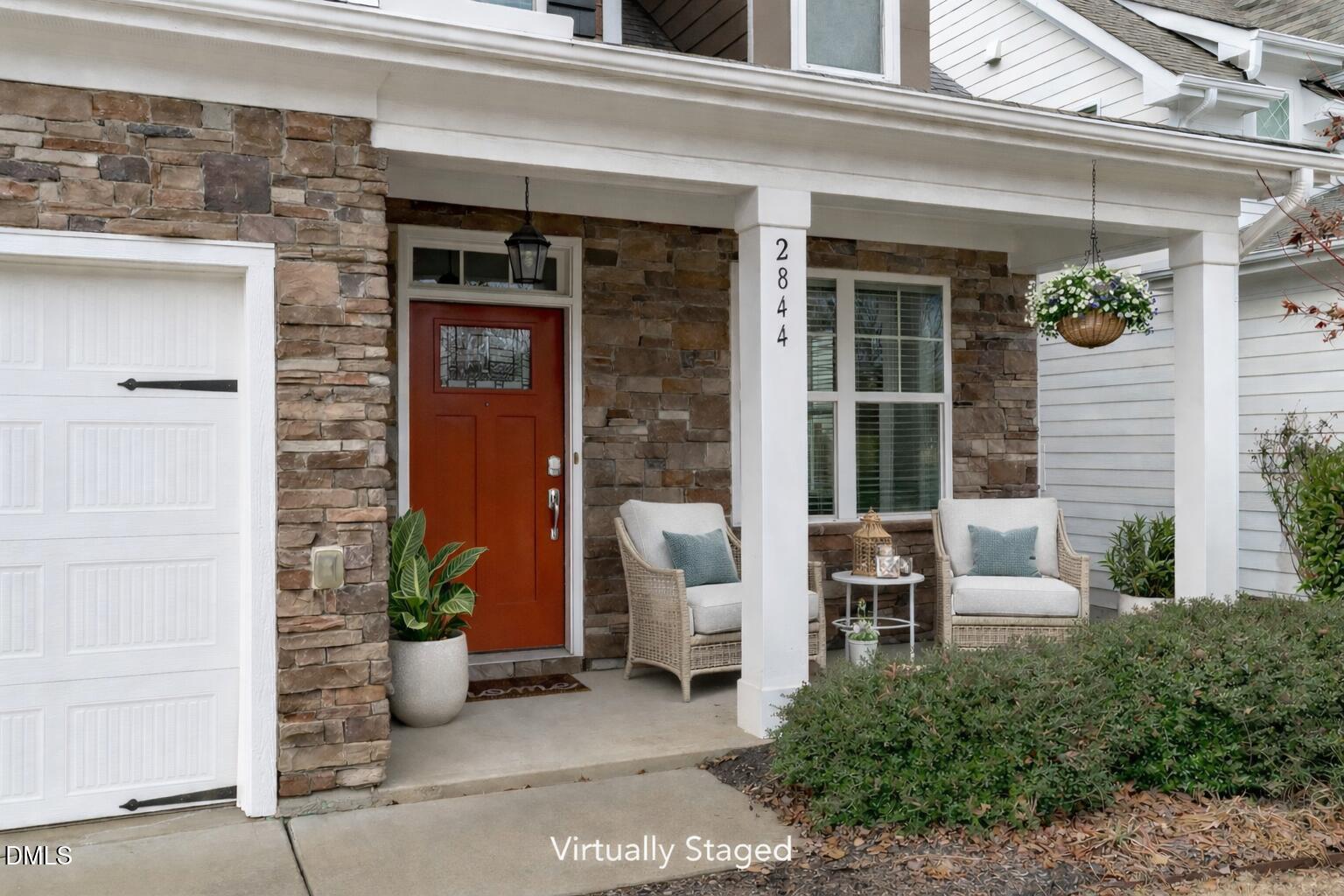 2844 Bogle Branch Court Raleigh, NC 27606 - Photo 2 of 54 Virtually Staged Front Porch