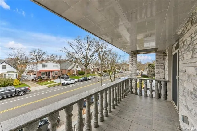 a car parked in front of a house