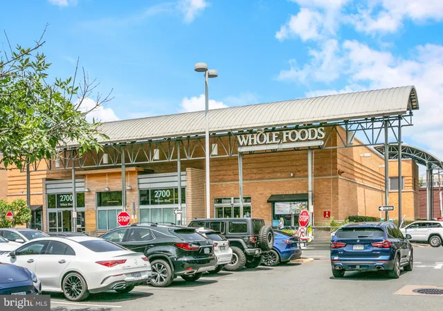 a building view with a outdoor space