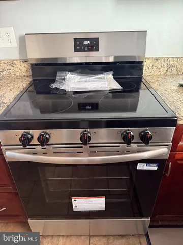 a close view of stove