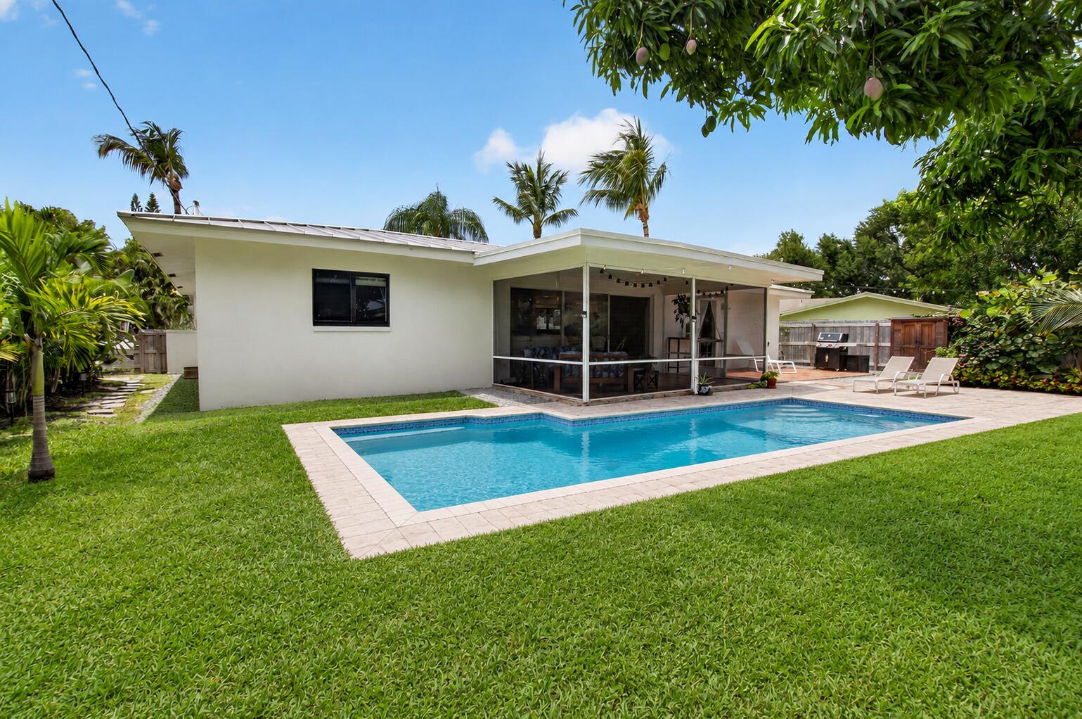 450 Southwest 12th Terrace Boca Raton, FL 33486 - Photo 41 of 55 Pool is Virtually Staged