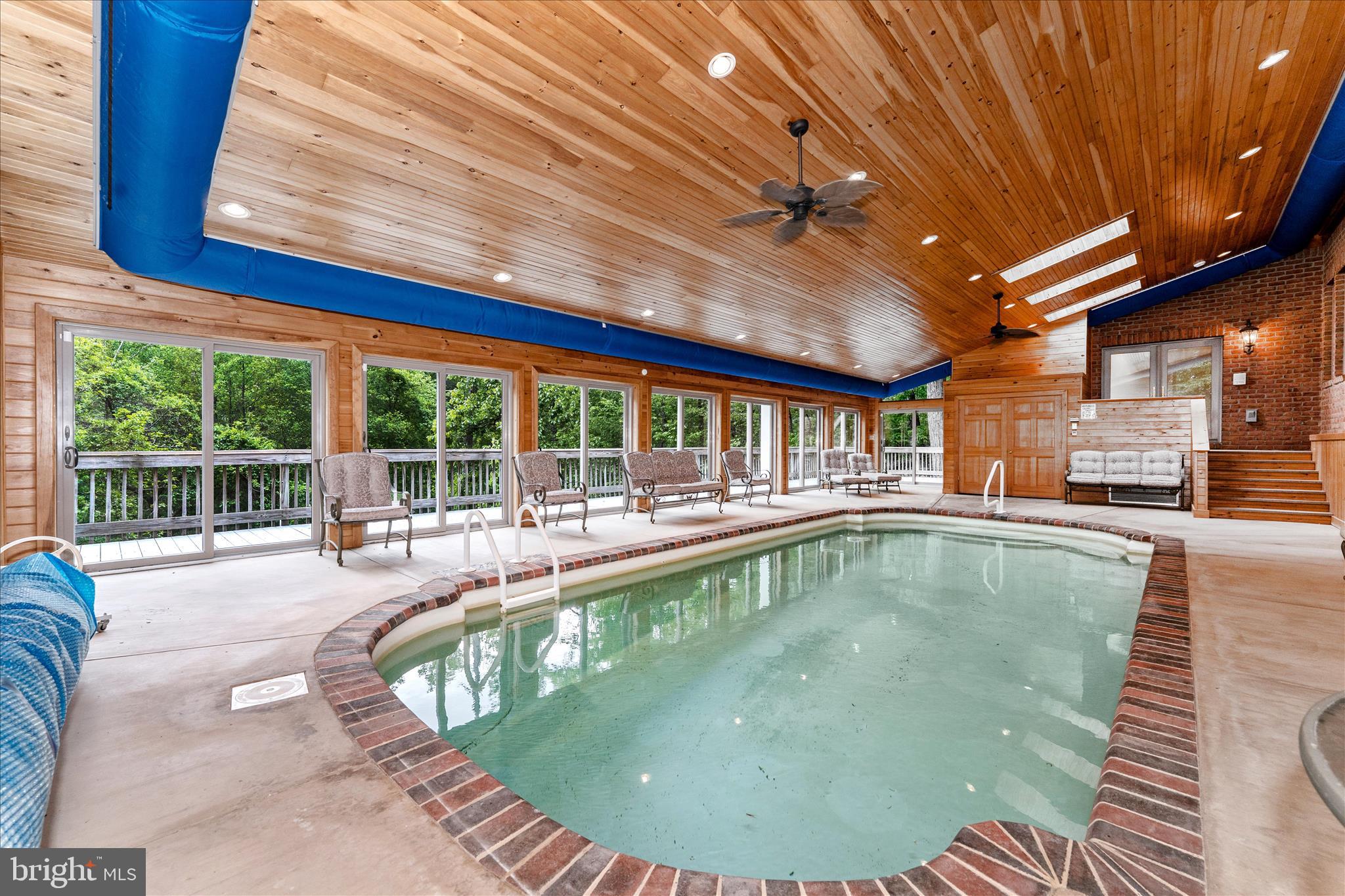 5019 Old Swimming Pool Road Frederick, MD 21703 - Photo 67 of 135 Indoor Pool Open the Doors in the Summer!