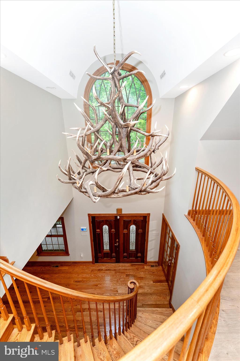 5019 Old Swimming Pool Road Frederick, MD 21703 - Photo 7 of 135 Foyer From Above with the Coolest Chandelier