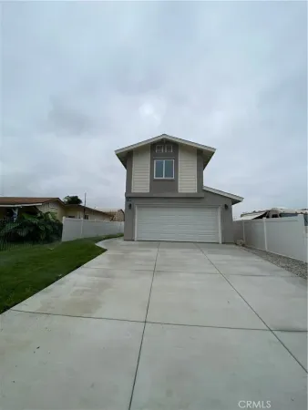 a bathroom with a sink and a yard