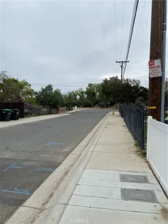 a view of pathway along with road