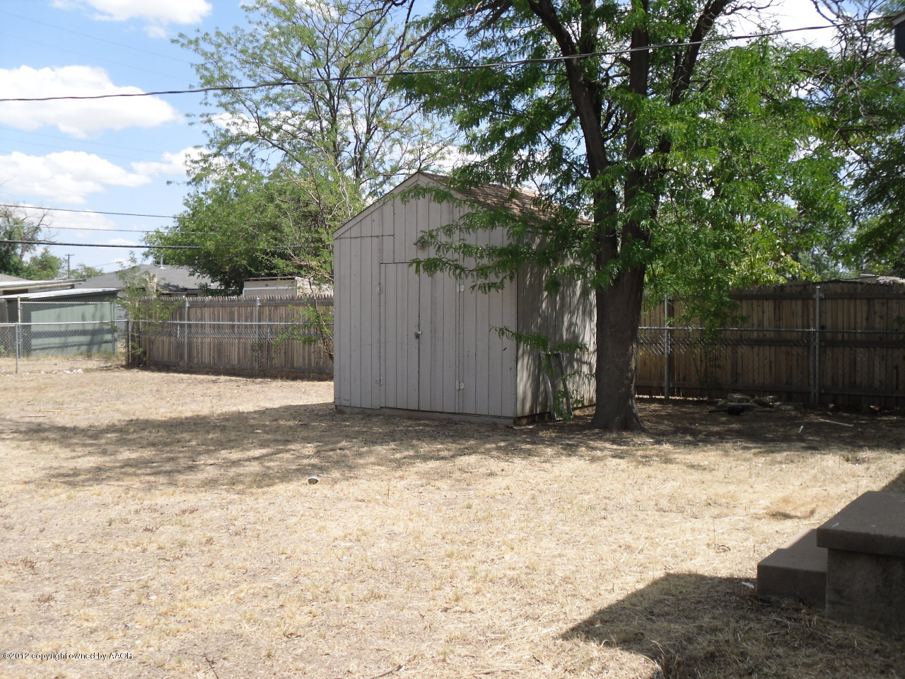 4011 Bowie Street Amarillo, TX 79110 - Photo 10 of 10 Storage Building in Backyard