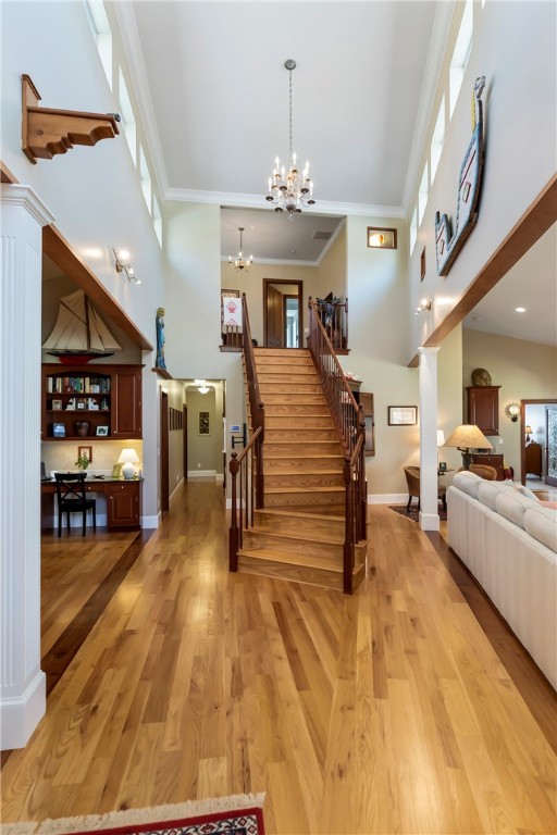 134 White Circle Starr, SC 29684 - Photo 28 of 50 Staircase Leads to Upper Master Suite