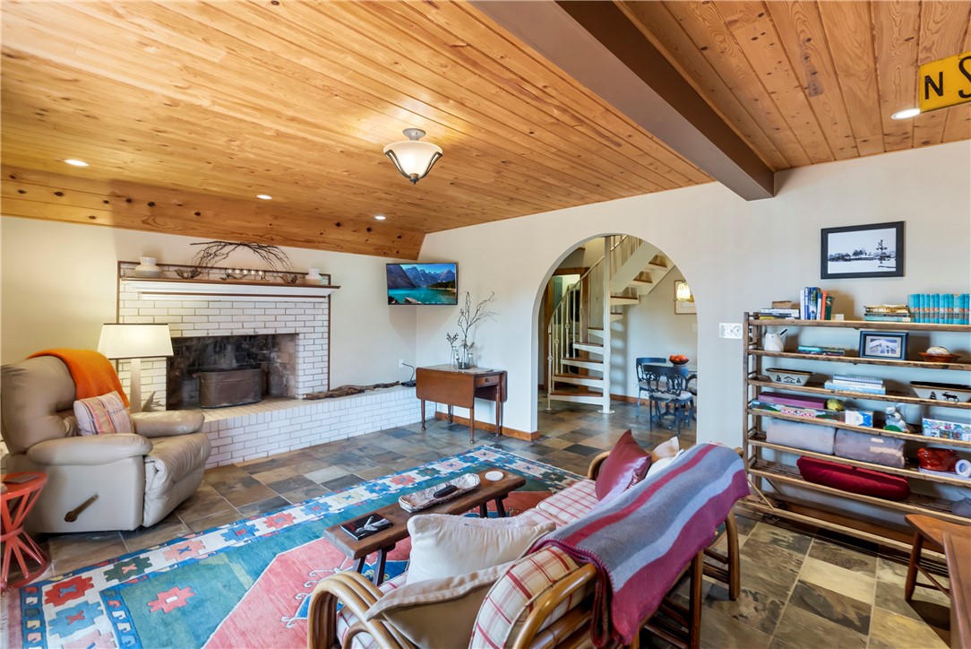 134 White Circle Starr, SC 29684 - Photo 41 of 50 Knotty Pine Ceilings & Slate Floors