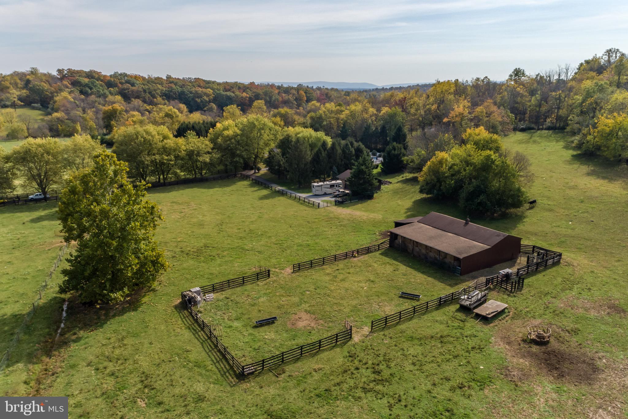 360 Glendobbin Road Winchester, VA 22603 - Photo 67 of 77 View of the barn and corral, bring your horses