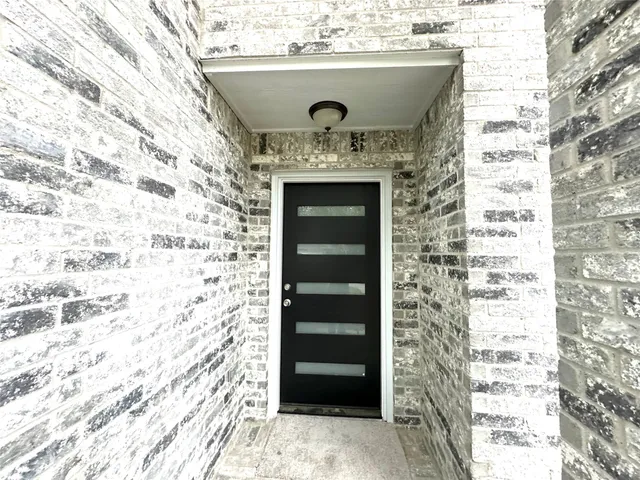 view of a door with an outdoor space