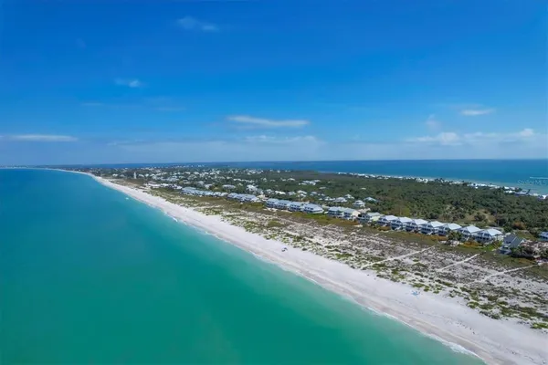 a view of an ocean and beach