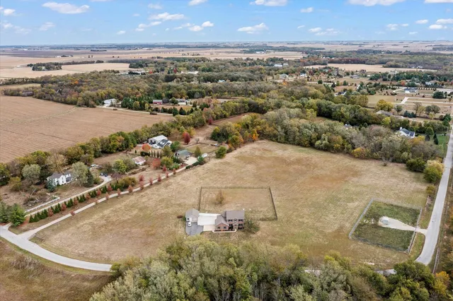 a view of an outdoor space and mountain view