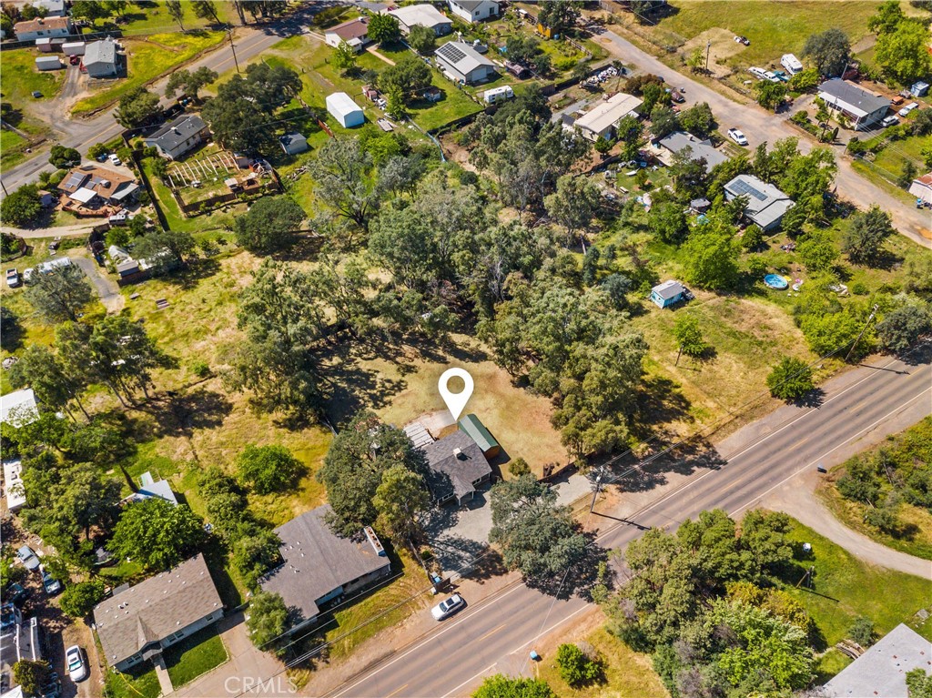 4936 Lower Wyandotte Road Oroville, CA 95966 - Photo 38 of 41 an aerial view of residential houses with outdoor space