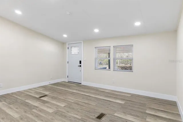 a view of empty room