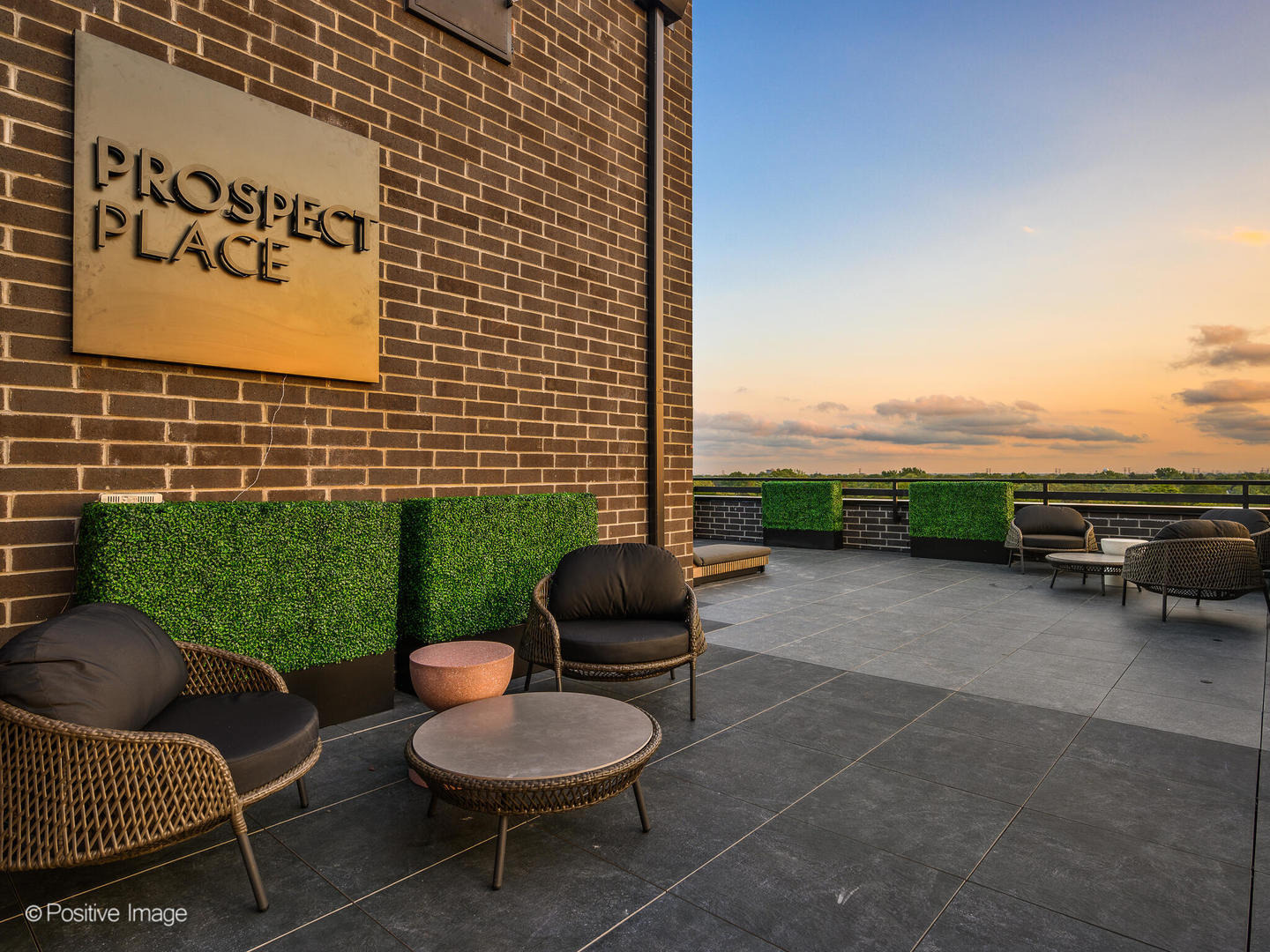 11 West Prospect Avenue, Unit 503 Mount Prospect, IL 60056 - Photo 60 of 72 a view of a patio with a table and chairs