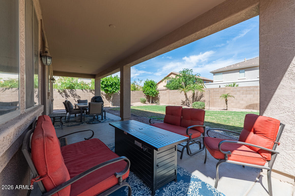 3328 East Merlot Street Gilbert, AZ 85298 - Photo 44 of 48 a outdoor view with a sitting space