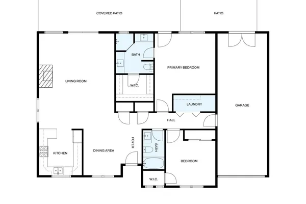 a picture of a floor plan