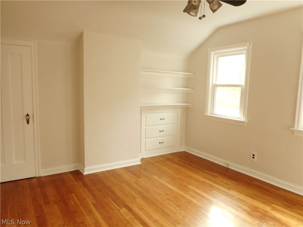 1150 Castleton Road Cleveland Heights, OH 44121 - Photo 16 of 25 The second upstairs bedroom has nice built-ins and look at those floors!