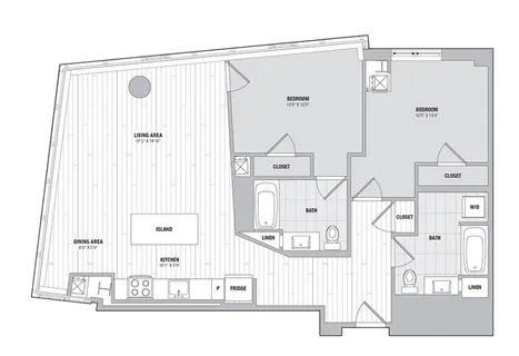 $6,110 | 99 Kneeland Street, Unit 2103, Boston, MA 02111