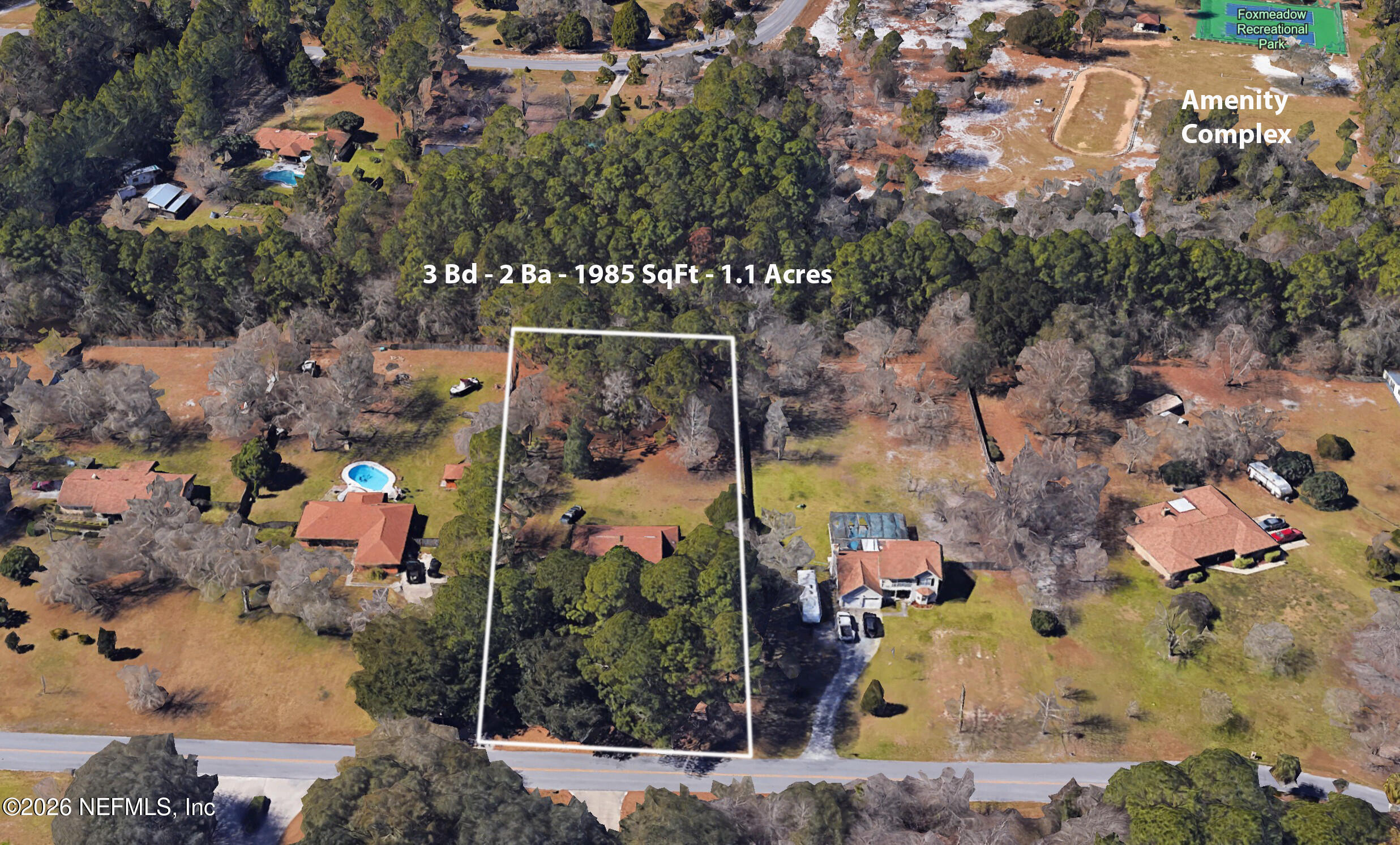 1170 Cactus Cut Road Middleburg, FL 32068 - Photo 33 of 40 Ext Lot Front
