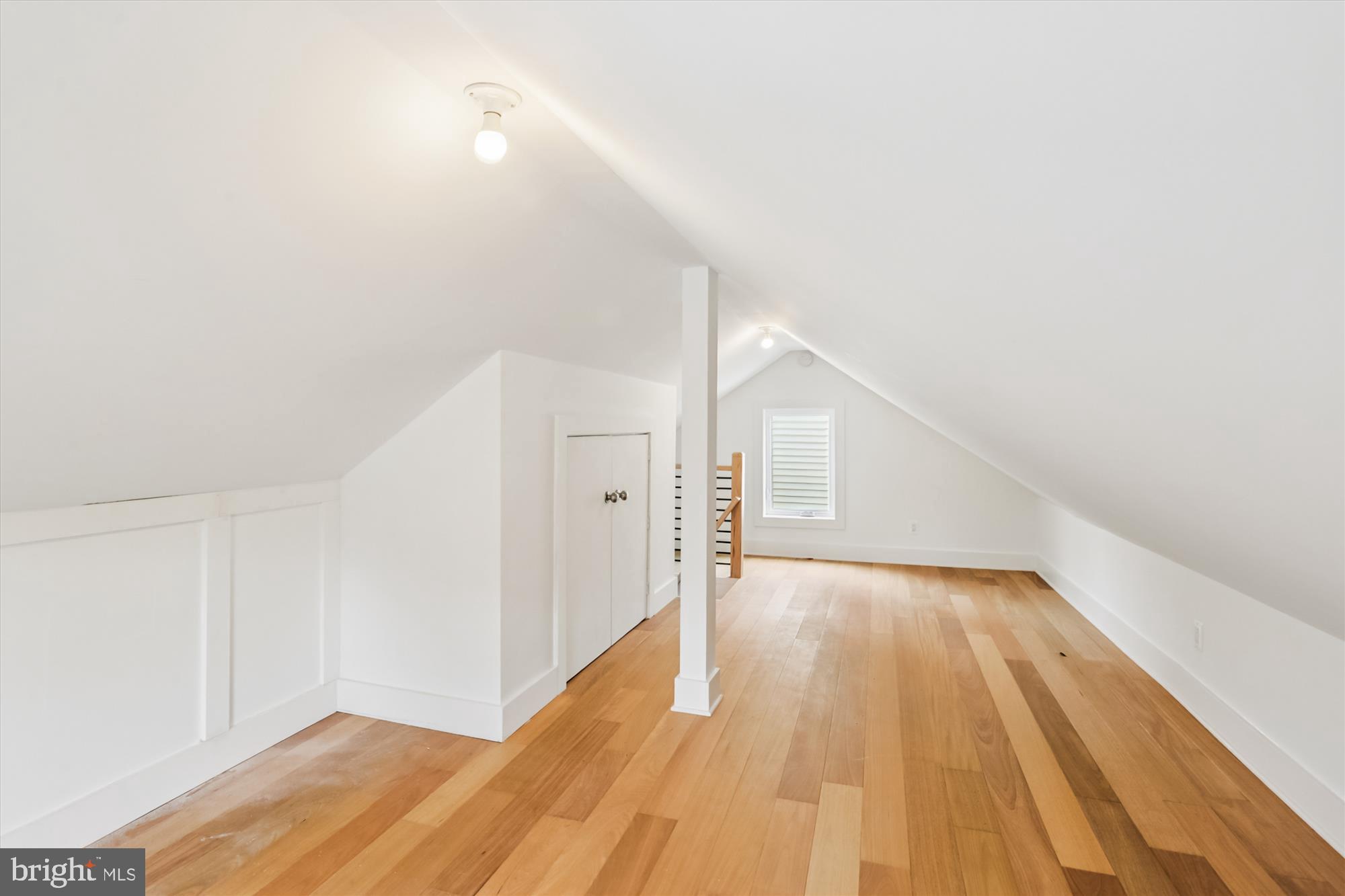 1341 Ingraham Street Northwest Washington, DC 20011 - Photo 33 of 51 a view of a hallway with wooden floor
