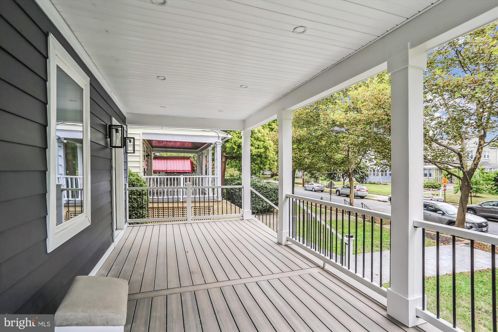 1341 Ingraham Street Northwest Washington, DC 20011 - Photo 44 of 51 a view of a balcony with wooden floor