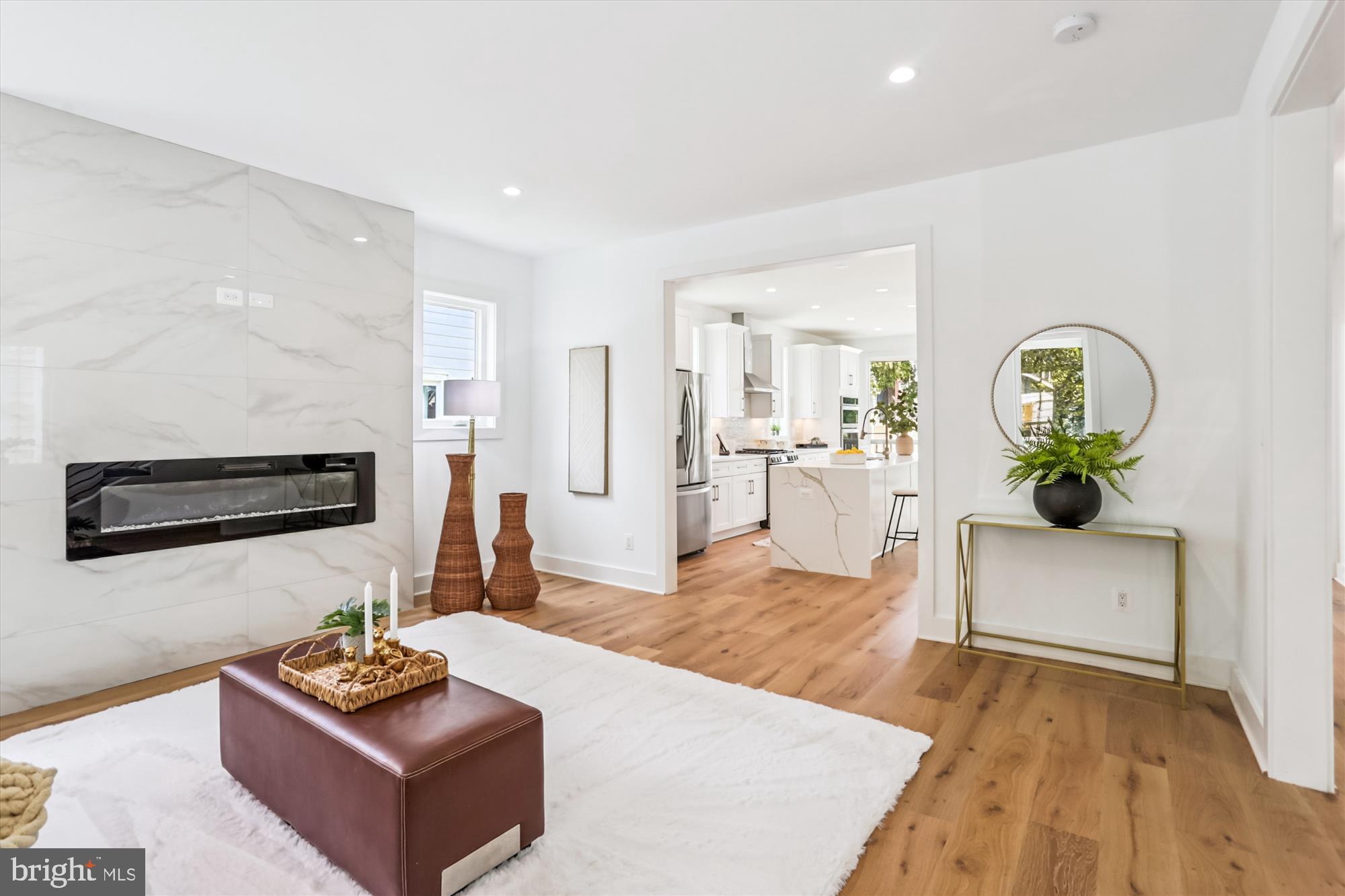 1341 Ingraham Street Northwest Washington, DC 20011 - Photo 7 of 51 a living room with furniture and wooden floor