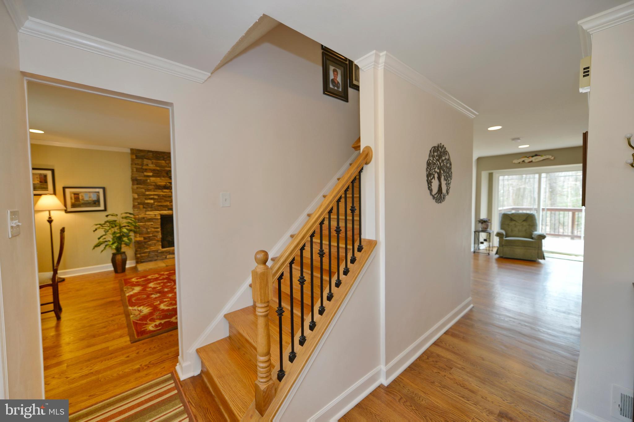 11403 Running Cedar Road Reston, VA 20191 - Photo 13 of 58 Center hall hardwood entry foyer