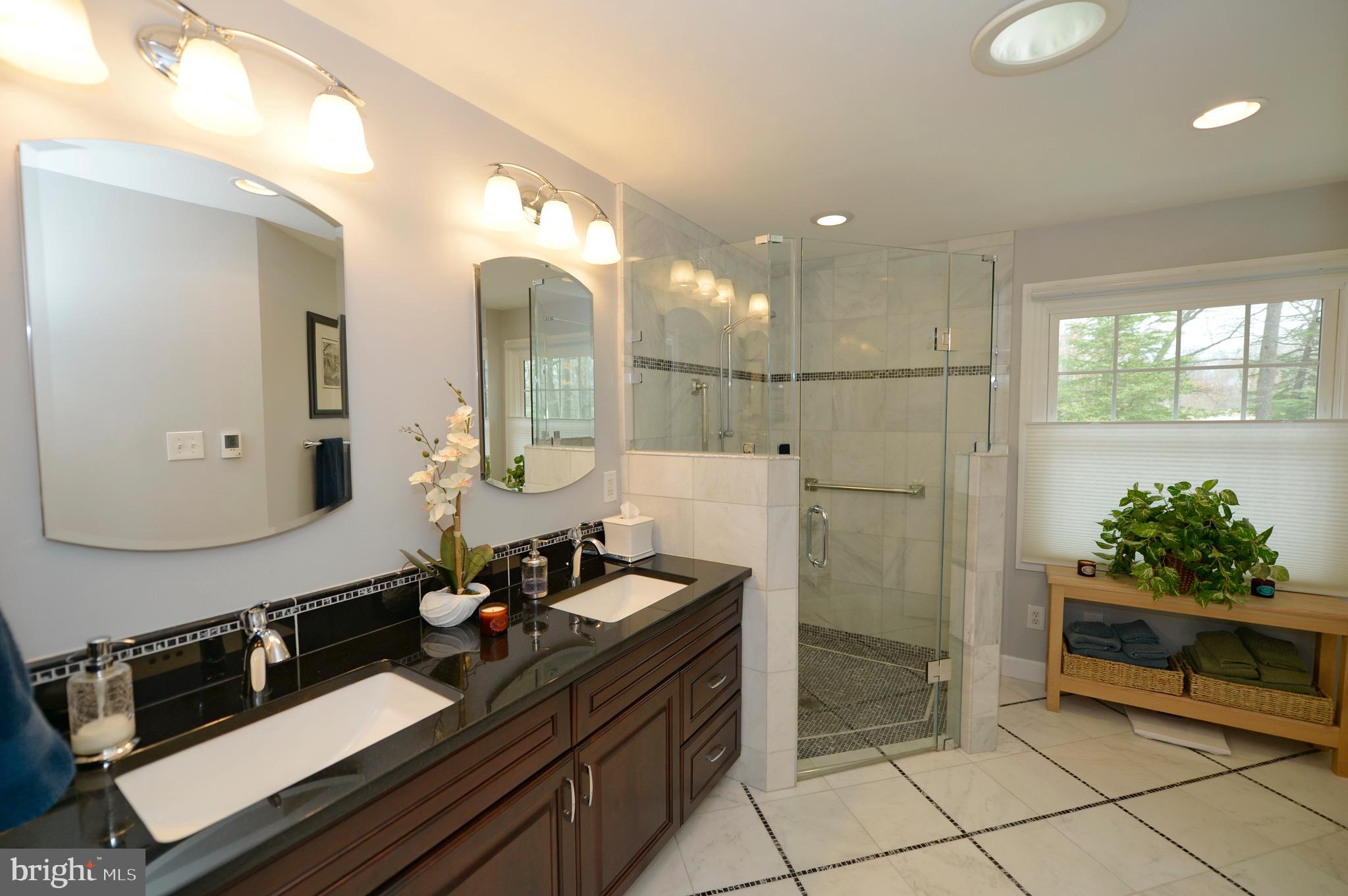 11403 Running Cedar Road Reston, VA 20191 - Photo 27 of 58 Exquisitely updated master bath w/ heated floors
