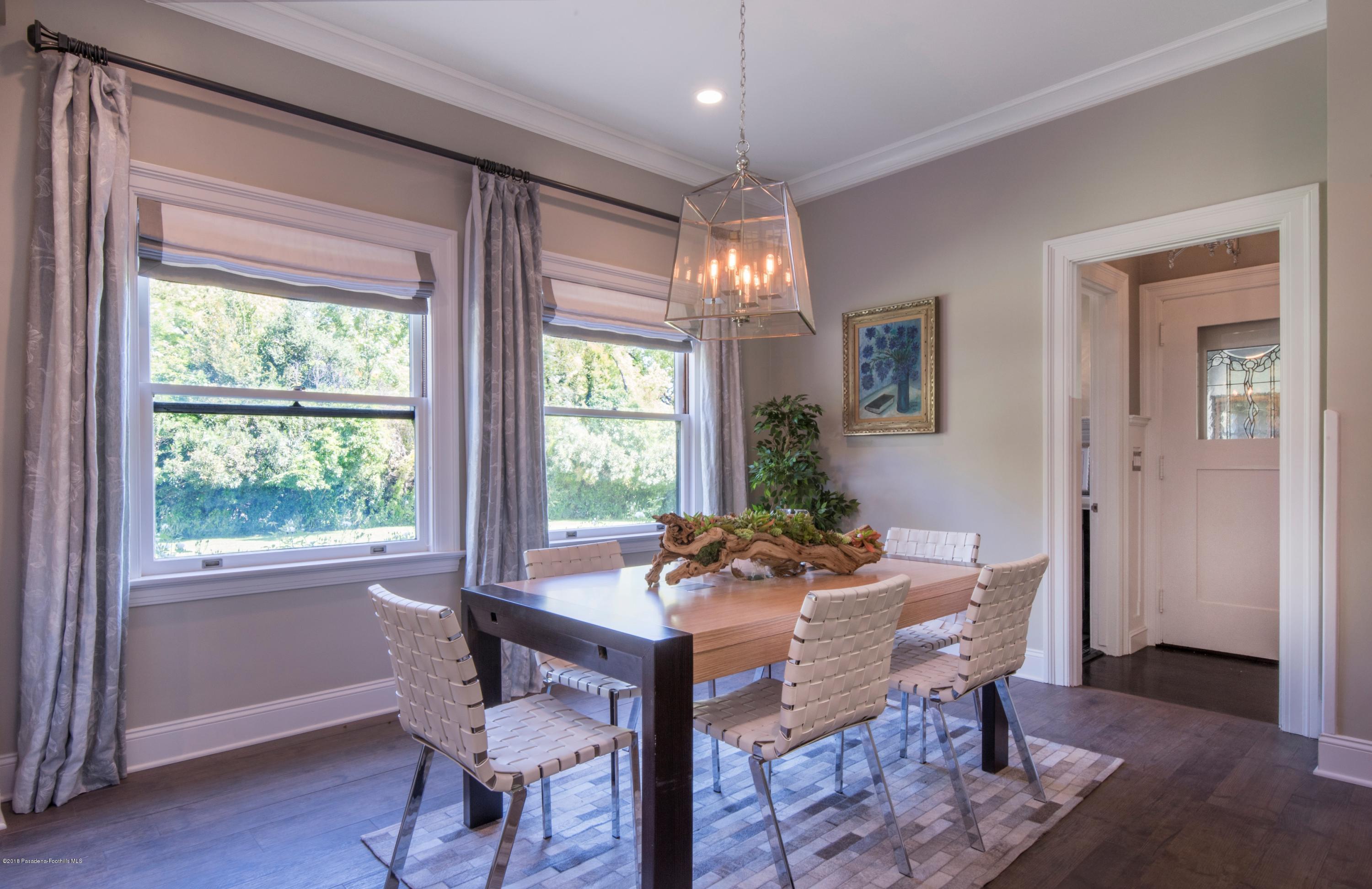 1333 Wentworth Avenue Pasadena, CA 91106 - Photo 18 of 60 a view of a dining room with furniture window and wooden floor