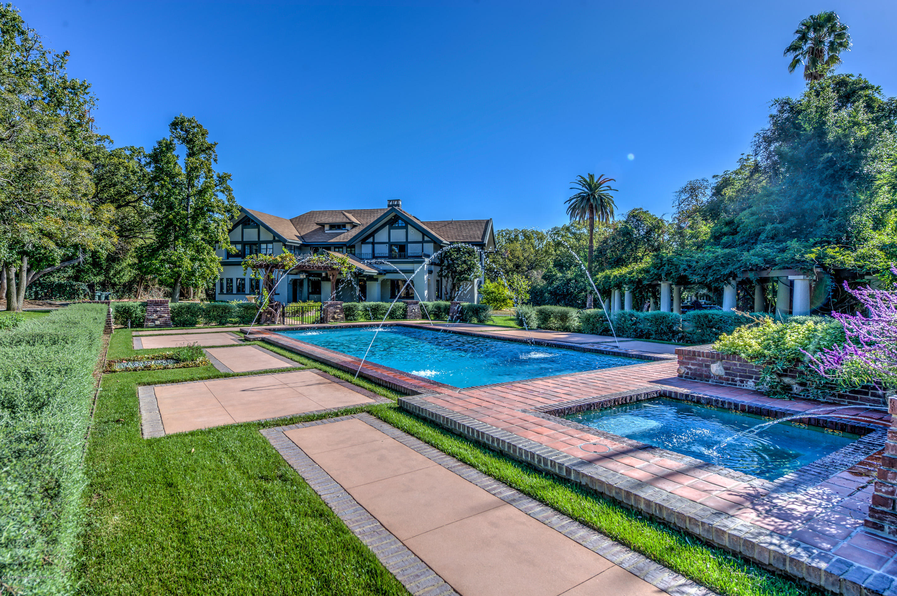 1333 Wentworth Avenue Pasadena, CA 91106 - Photo 49 of 60 a view of an house with swimming pool yard and patio
