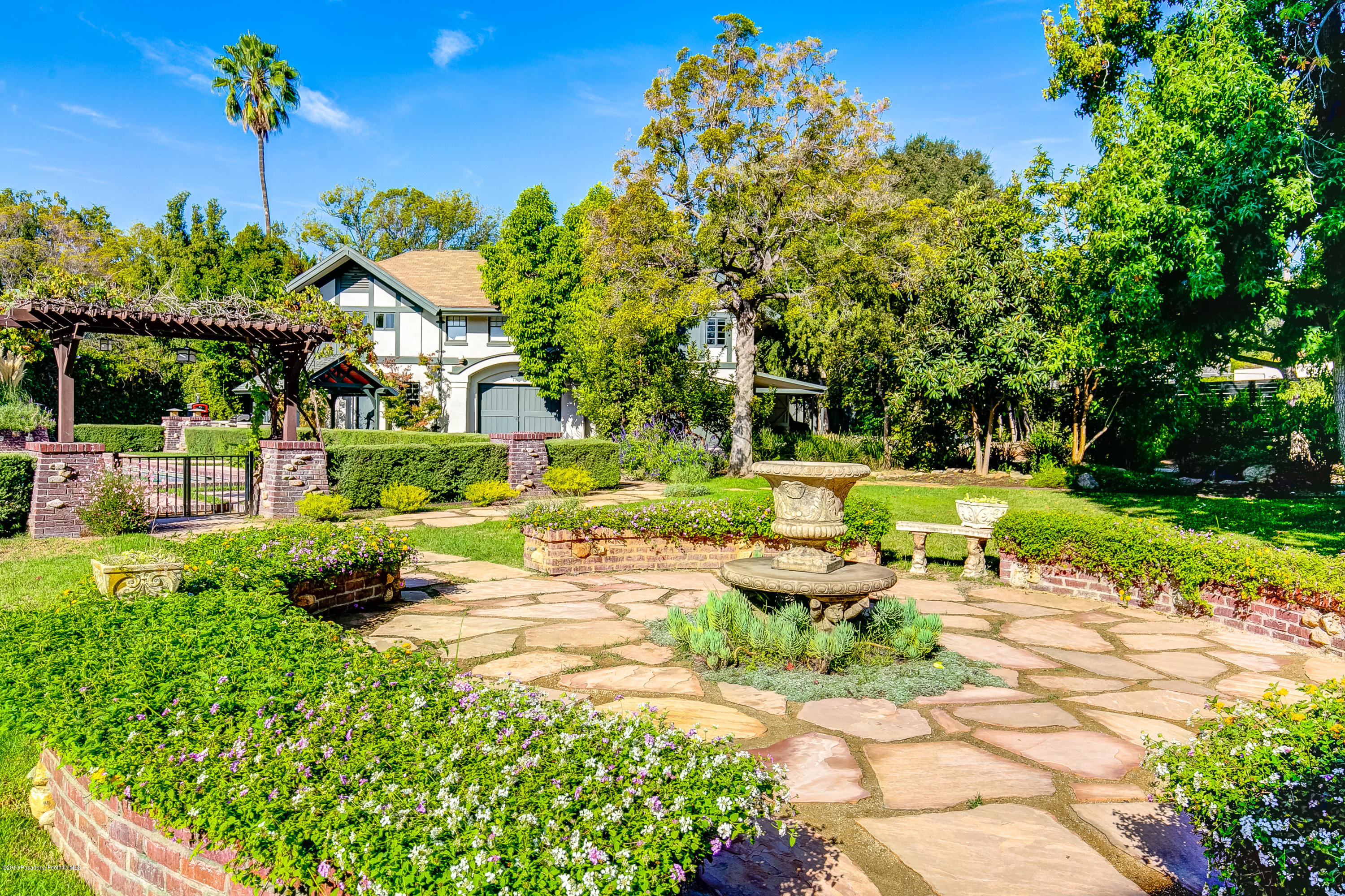 1333 Wentworth Avenue Pasadena, CA 91106 - Photo 53 of 60 a view of backyard with swimming pool and patio