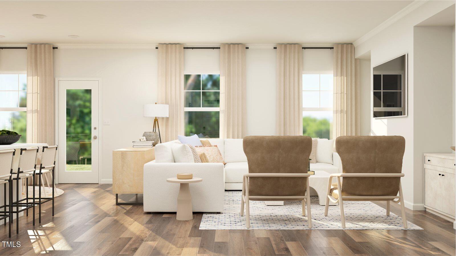 3732 Watson Rdg Lane, Unit MADISON Raleigh, NC 27616 - Photo 17 of 41 HP Leighton greatroom 2