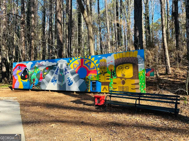 a view of outdoor space with seating area and furniture