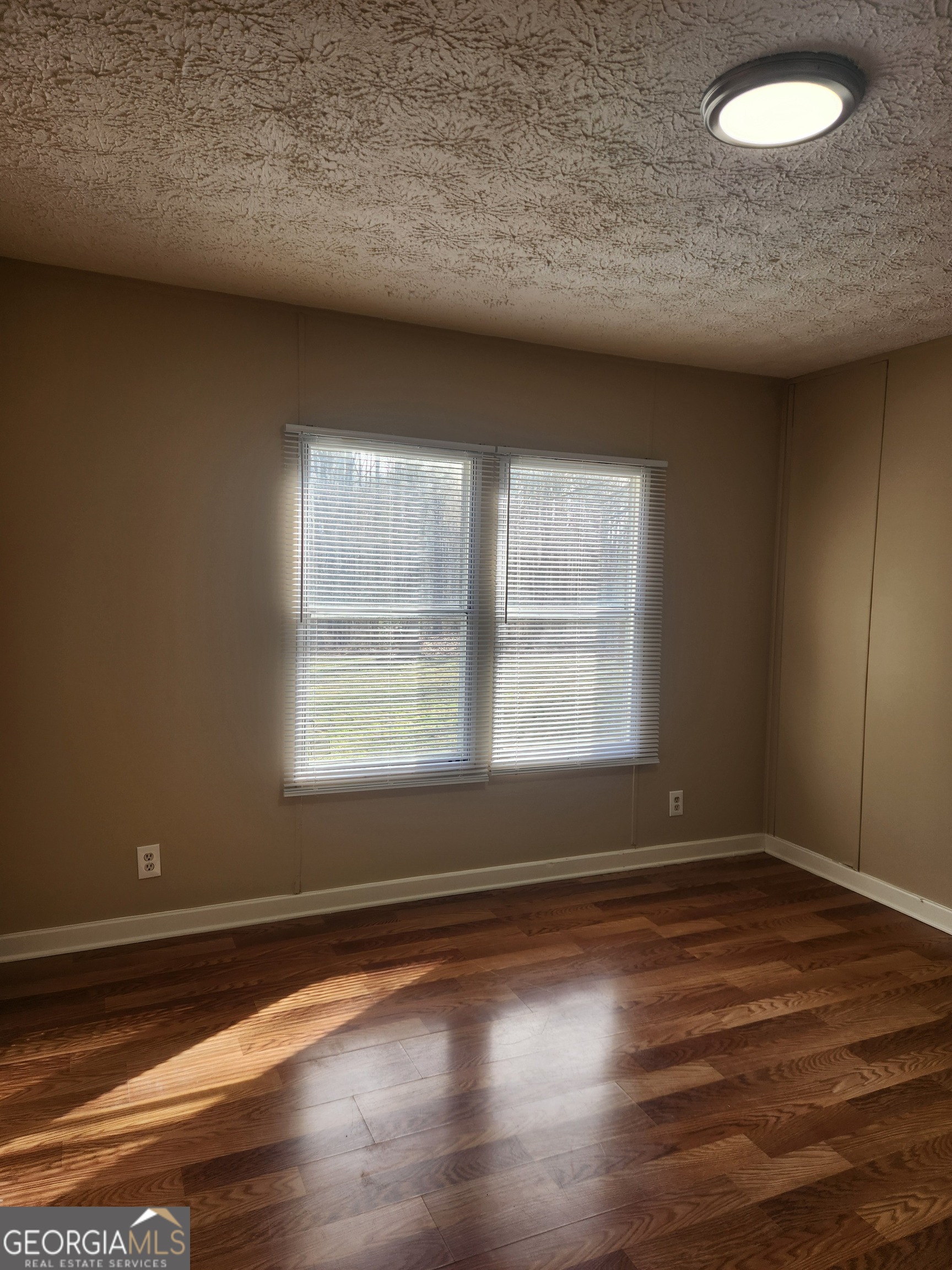 88 Dry Creek Road Danielsville, GA 30633 - Photo 13 of 20 an empty room with wooden floor and windows