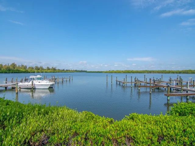 a view of a lake with outdoor space