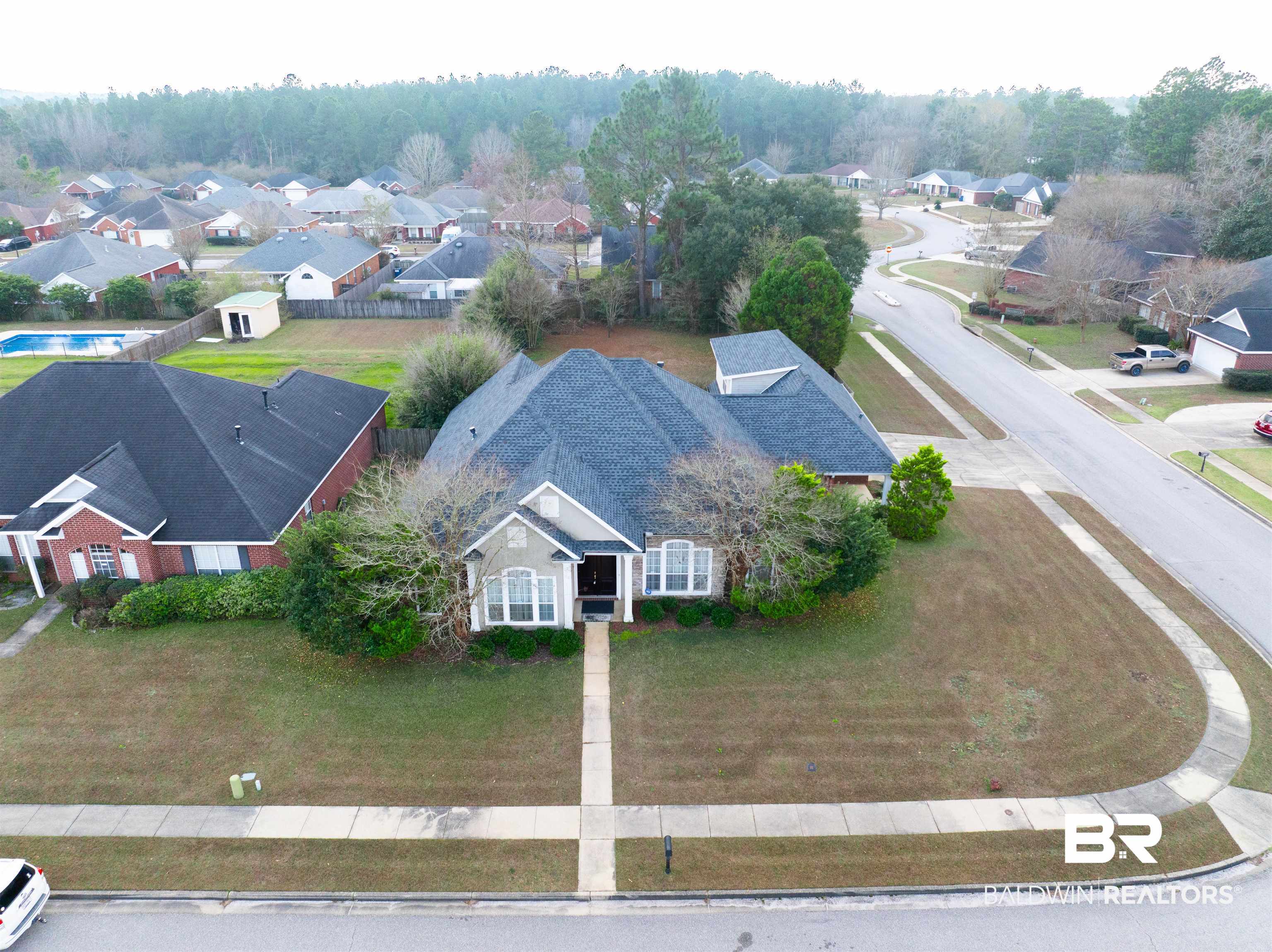 10023 Springfield Court Mobile, AL 36695 - Photo 48 of 50 Aerial perspective of suburban area