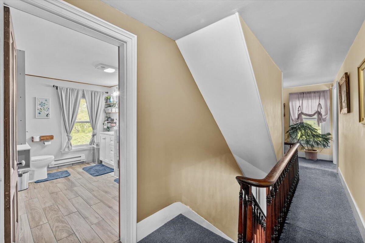 1937 Kunkletown Road Saylorsburg, PA 18353 - Photo 21 of 51 a view of an entryway with wooden floor and a livingroom