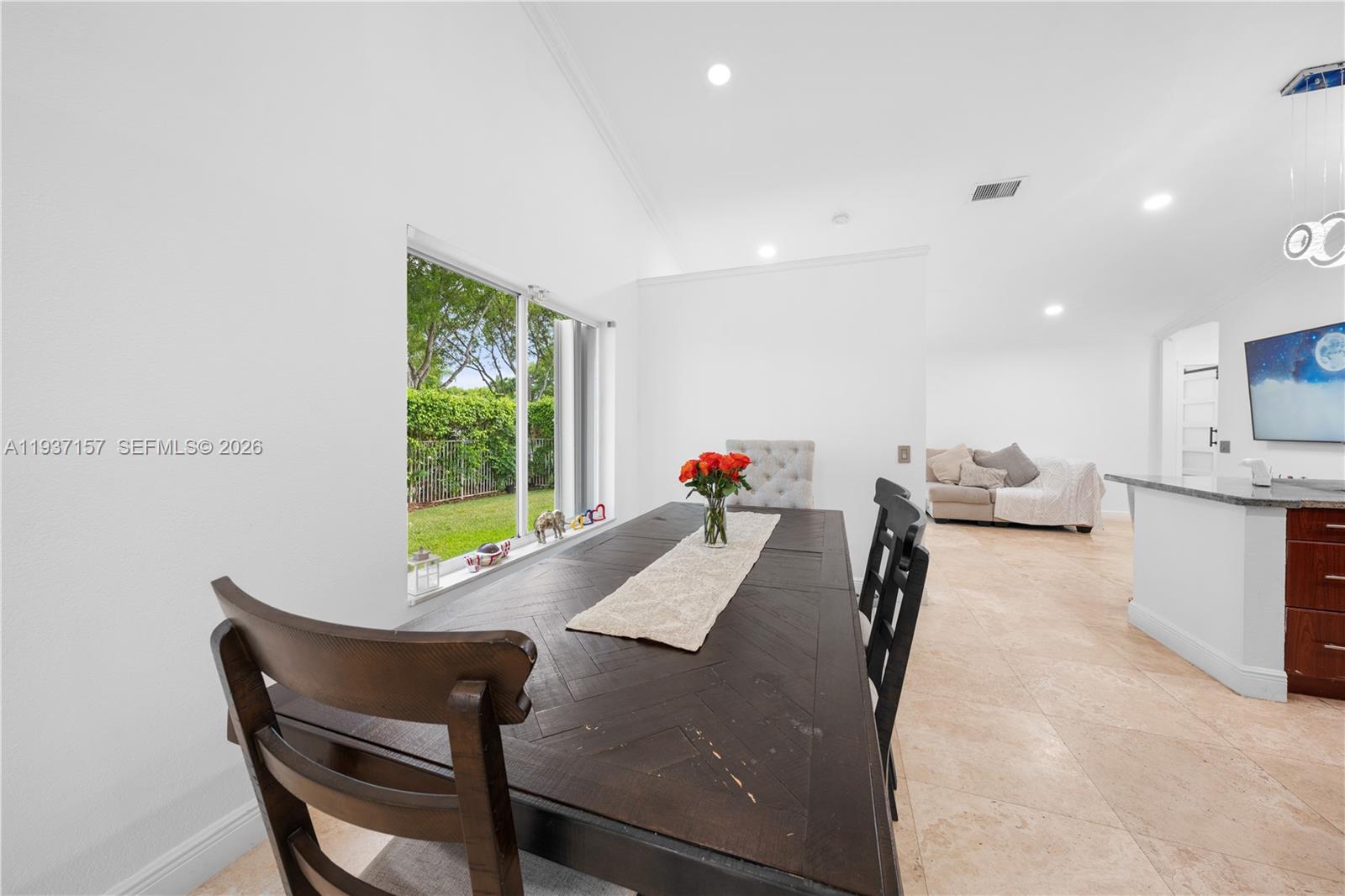 4361 Mahogany Ridge Drive Weston, FL 33331 - Photo 21 of 47 a view of a dining room with furniture window and outside view