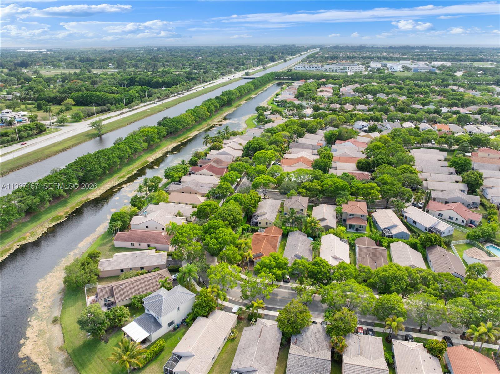 4361 Mahogany Ridge Drive Weston, FL 33331 - Photo 7 of 47 an aerial view of residential houses with outdoor space and street view