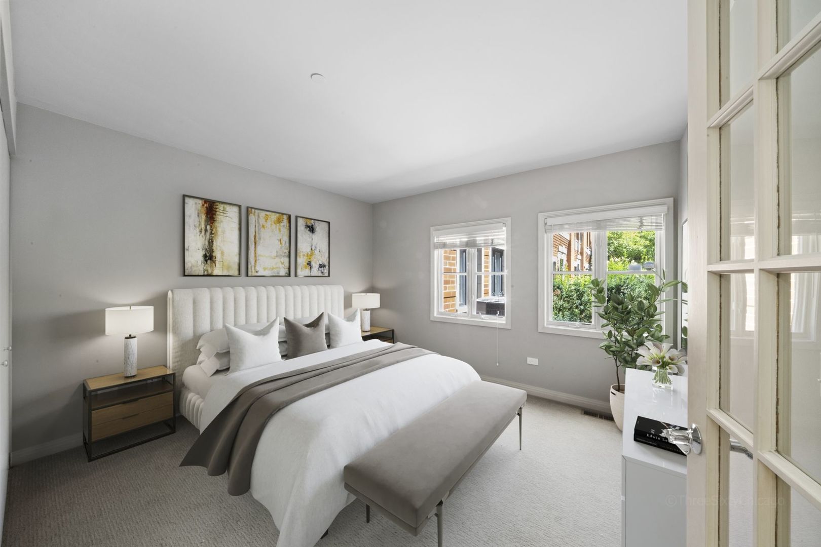 1137 West Monroe Street, Unit 17 Chicago, IL 60607 - Photo 31 of 41 a bedroom with a bed and a window