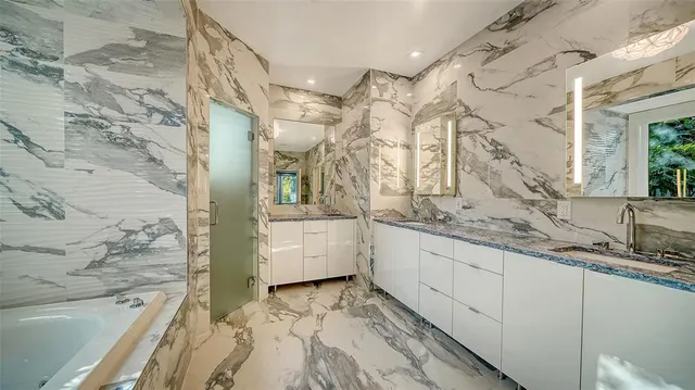 front view of a house with a garden