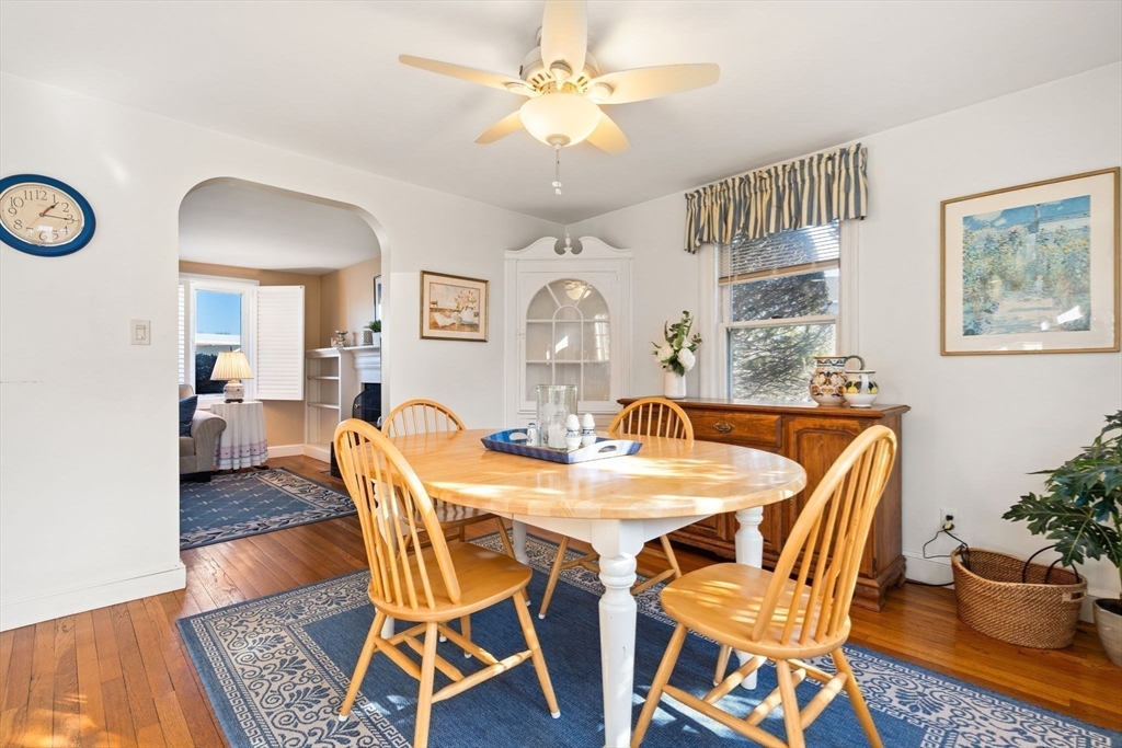 27 Cornell Road Marblehead, MA 01945 - Photo 10 of 34 a view of a dining room with furniture and a chandelier