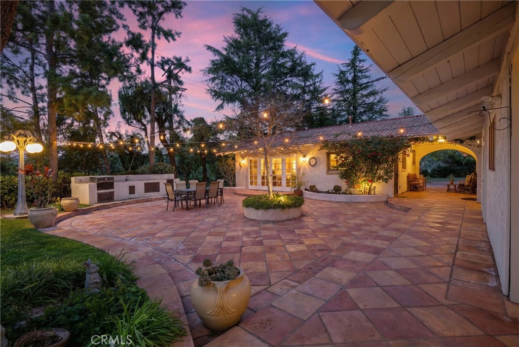 30334 Byfield Road Castaic, CA 91384 - Photo 4 of 48 String lights over patio with built-in BBQ