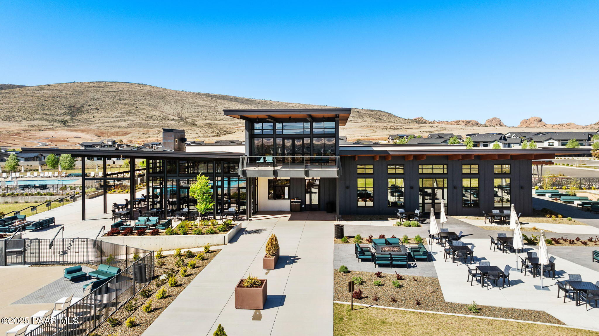 5902 Finch Place Prescott Valley, AZ 86314 - Photo 40 of 116 a view of a patio with dining table and chairs