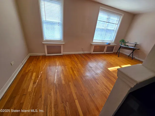 a room with a table and a chair