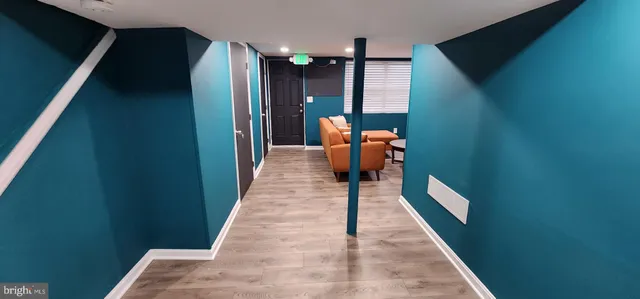 a view of gallery with furniture